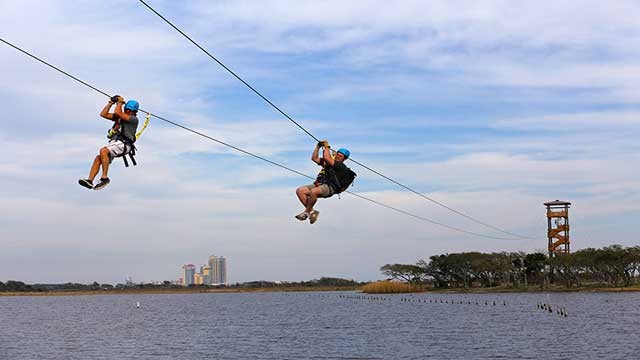 Hummingbird Zip Line (2.3 mile from condo)